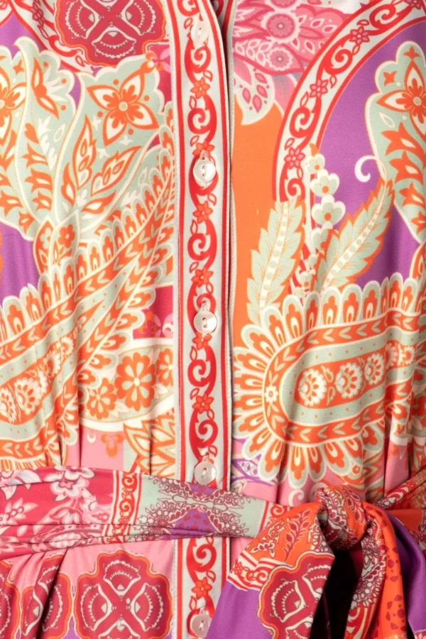 Paula Polo Jurk In Oranje-K-Design Store