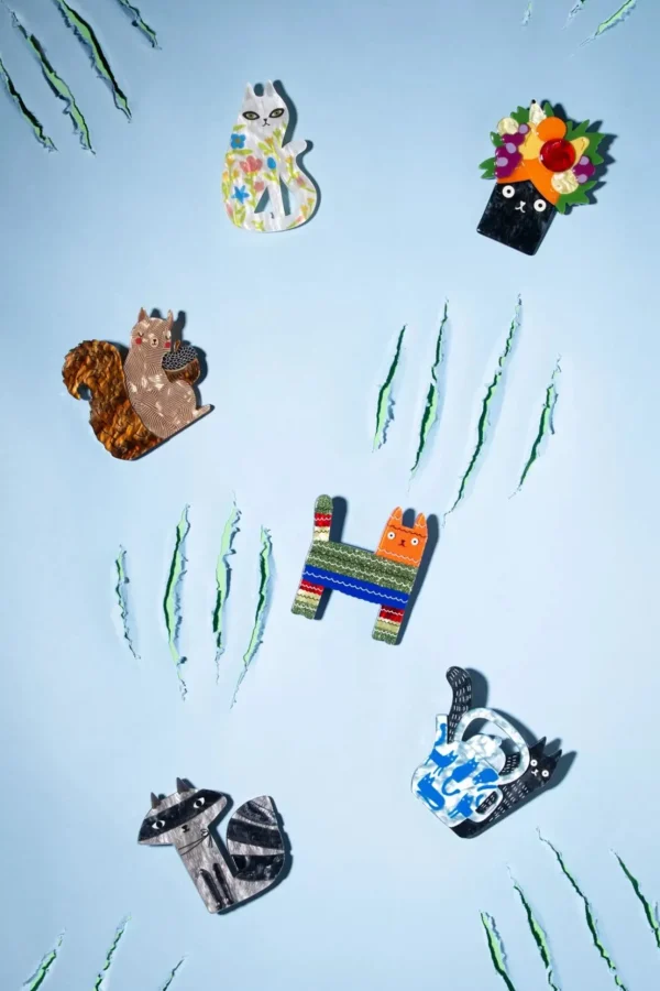 Pinata Cat Broche-Erstwilder Hot