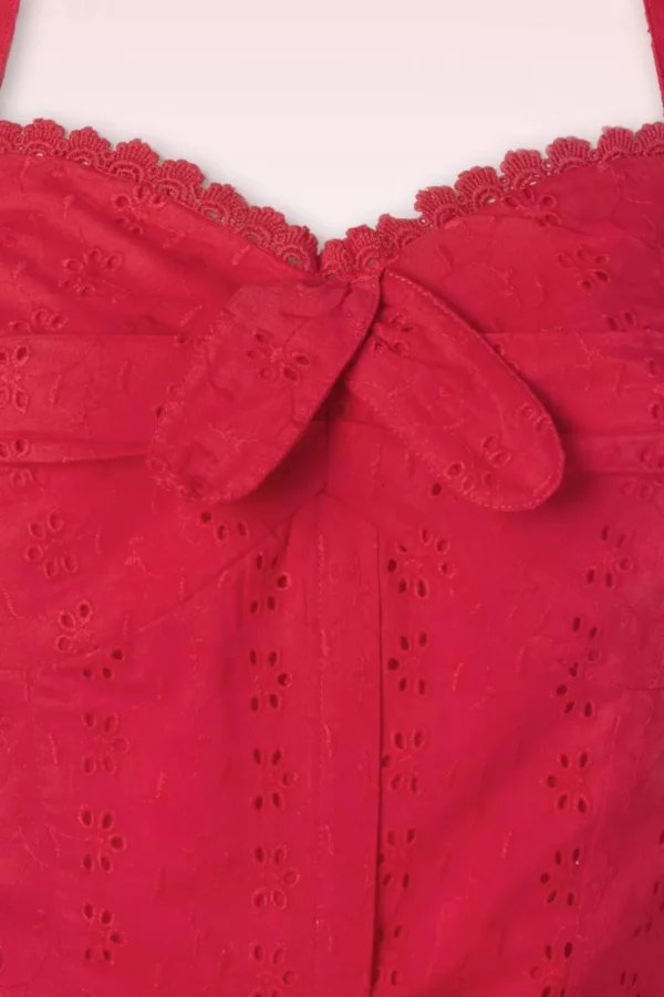 Raven Playsuit In Rood-Timeless Online