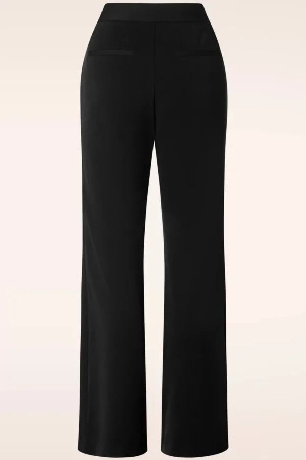 Sally Broadway Pantalon In Zwart-King Louie Discount