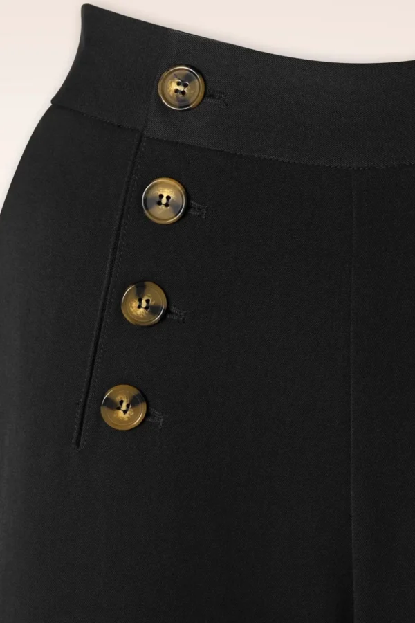 Sally Broadway Pantalon In Zwart-King Louie Discount