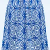 Sicily Swing Rok In Blauw En Wit-Bunny Hot