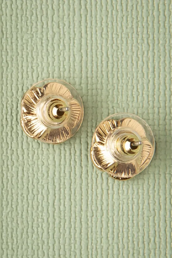 Small Rose Oorstekers In Zacht Roze-Lovely Store