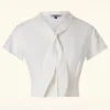 Summer Ahoy Blouse In Wit-Banned Retro Discount
