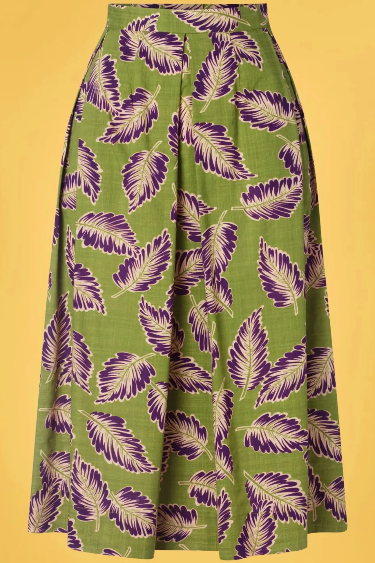 suzette_dominica_plooirok_0.webp Suzette Dominica Plooirok In Woodbine Groen-King Louie Outlet