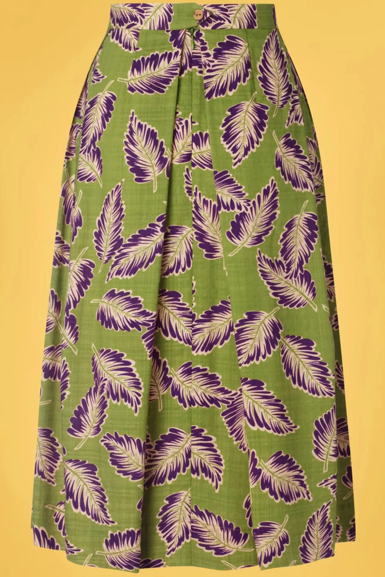 suzette_dominica_plooirok_3.webp Suzette Dominica Plooirok In Woodbine Groen-King Louie Outlet