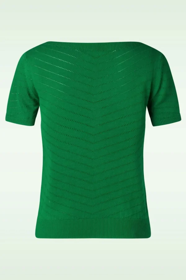 Suzie Boothals Top In Groen-Pretty Vacant Fashion