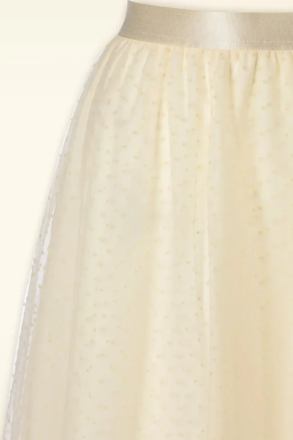 Taylor Tule Rok In Gebroken Wit-Compania Fantastica Clearance