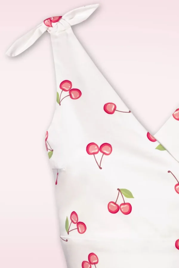 The Harper Penciljurk Met Kersenprint In Wit-Glamour Bunny Store
