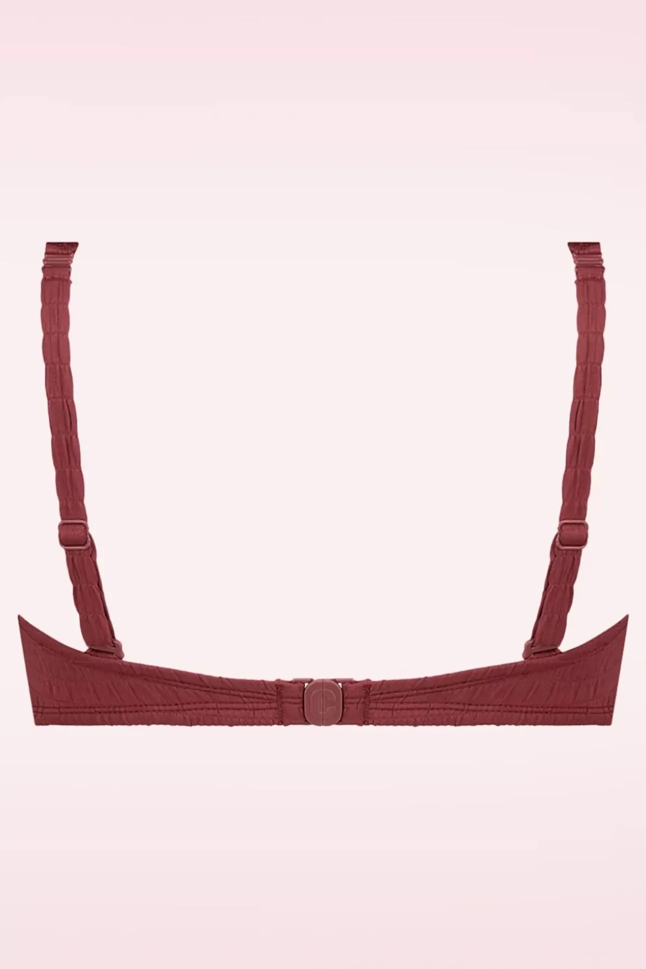 twisted_bikinitop_in_donk_1.webp Twisted Bikinitop In Donkerrood-TC Beach Clearance