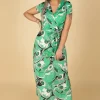 Valerie Maxi Jurk In Groen-Vintage Chic for Topvintage Best