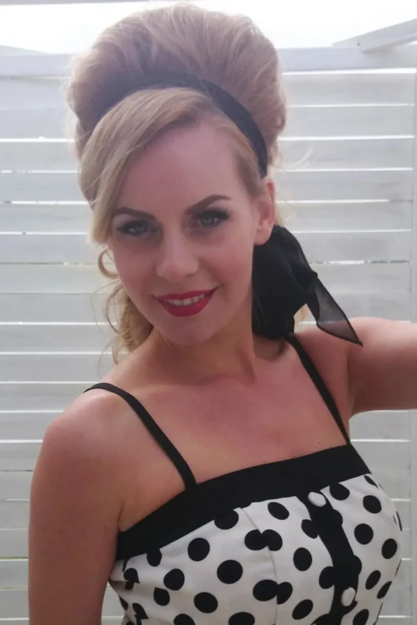 Vintage Retro Haarsjaal In Zwart-ZaZoo Best